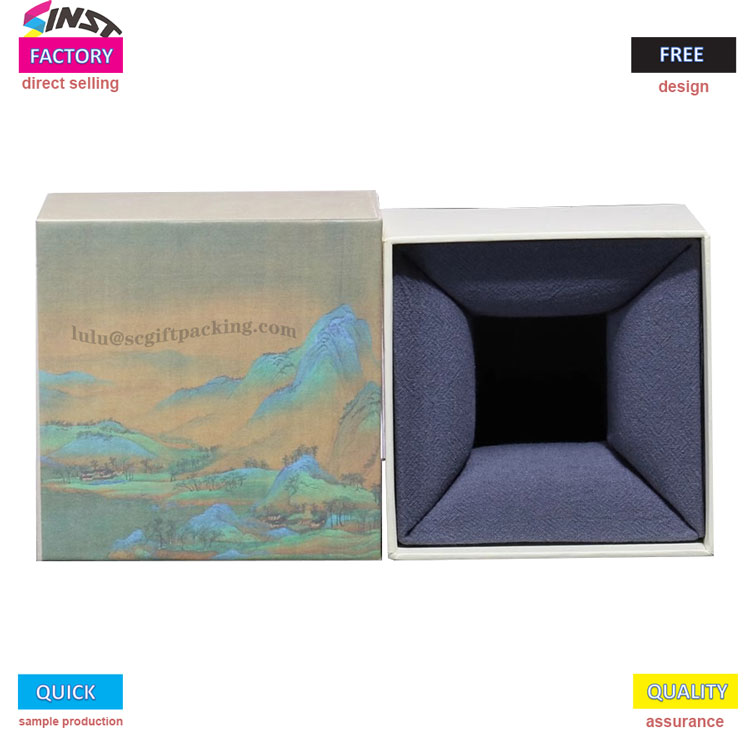 कप उपहार बॉक्स संस्कृति को विवरण में प्रिंट करता है