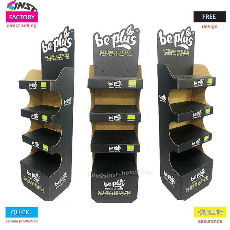 शैम्पू नालीदार डिस्प्ले रैक पर शैम्पू को चमकदार बनाएं