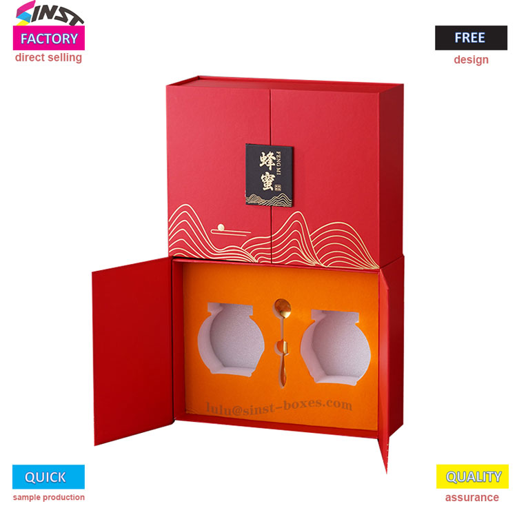 पौष्टिक उत्पादों के लिए सम्मानजनक पैकेजिंग कैसे चुनें? क्या यह बहुक्रियाशील शहद उपहार बॉक्स सुगंधित नहीं है?